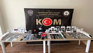 Kahramanmaraş'ta kaçak cep telefonu sattığı belirlenen 1 kişi gözaltına alındı