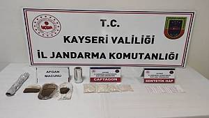 Kayseri’de jandarmadan uyuşturucu operasyonu