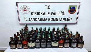Kırıkkale'de 69 litre kaçak içki ele geçirildi 