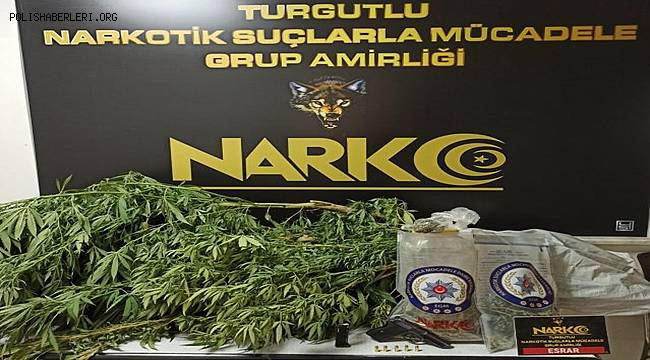 Manisa'da uyuşturucu operasyonlarında yakalanan 2 kişi tutuklandı