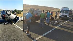 Mardin'de meydana gelen trafik kazasında 2 kişi yaralandı