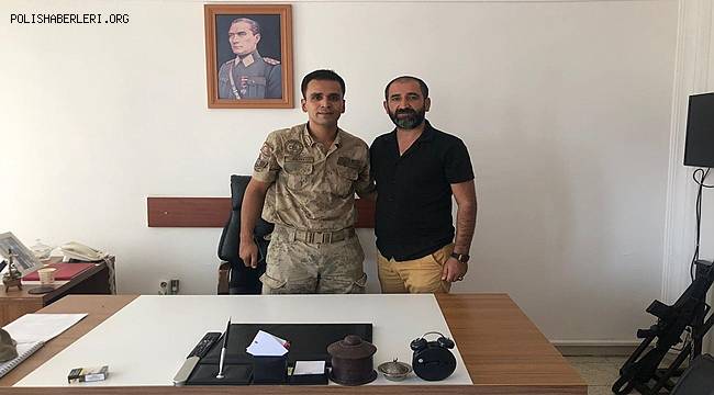 Mardin Temsilcimiz Mehmet Polat'tan Karakol Komutanı Gezer'e Ziyaret