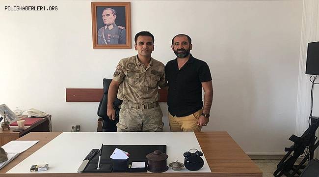 Mardin Temsilcimiz Mehmet Polat'tan Karakol Komutanı Gezer'e Ziyaret