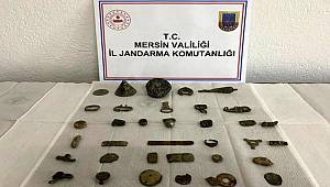 Mersin'de 37 parça tarihi eser ele geçirildi 