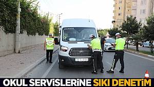 Mersin'de okul servislerine sıkı denetim sürüyor