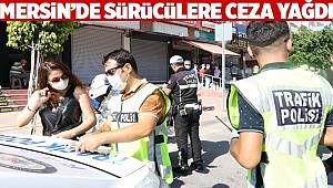 Mersin'de trafik denetiminde 5 bin 438 sürücüye 2 milyon 229 bin 115 lira ceza kesildi