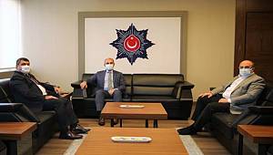 Nizip Kaymakamı Şahin ve Belediye Başkanı Sarı, Emniyet Müdürlerini ziyaret etti