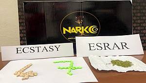 Nusaybin'de 3 kilo 86 gram esrar ele geçirildi