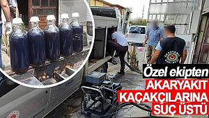 Özel ekipten Konya'da akaryakıt kaçakçılarına suç üstü operasyon