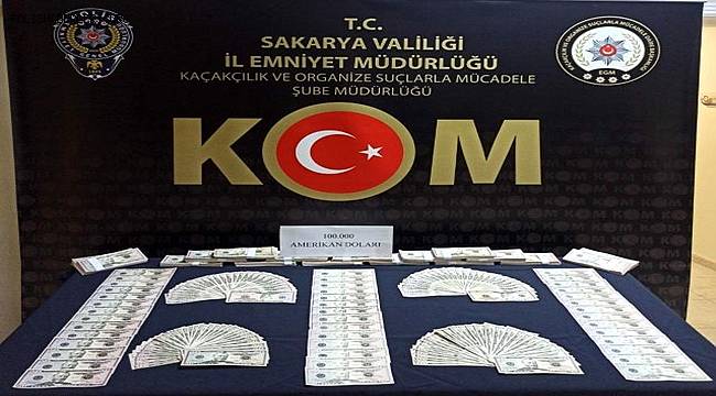 Sakarya'da 2 bin adet sahte 50 dolarlık banknotlarla yakalanan şüpheli tutuklandı