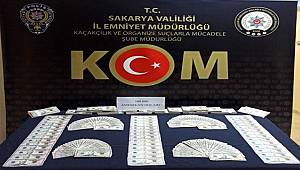 Sakarya'da 2 bin adet sahte 50 dolarlık banknotlarla yakalanan şüpheli tutuklandı
