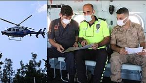 Şanlıurfa'da helikopter destekli trafik denetimi yapıldı