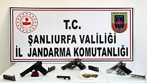 Şanlıurfa'da silah kaçakçılarına yönelik operasyonda 2 şüpheli gözaltına alındı