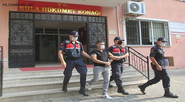 Şantaj suçundan yakalaması bulunan şüpheli Kula'da yakalandı 