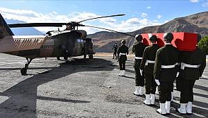 Şehit Eser için Hakkari'de tören düzenlendi 