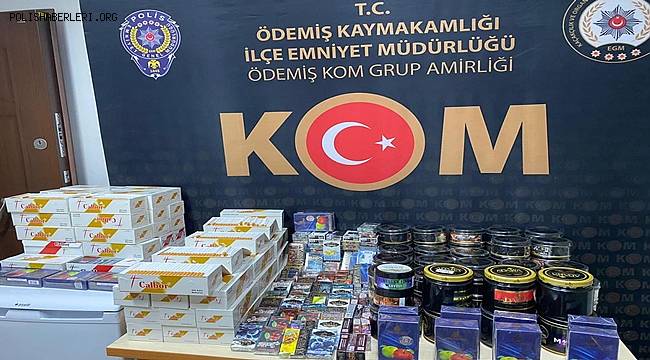 Tire'de kaçak tütün operasyonunda 1 kişi yakalandı