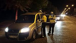 Trafik ekipleri alkol uygulaması yaptı