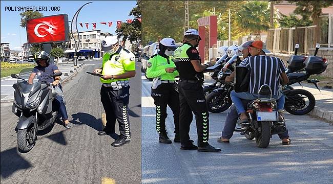 Ülke Genelinde Motosiklet ve Motorlu Bisiklet Denetimi Gerçekleştirildi