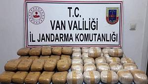 Van'da 60 kilo esrar ele geçirildi