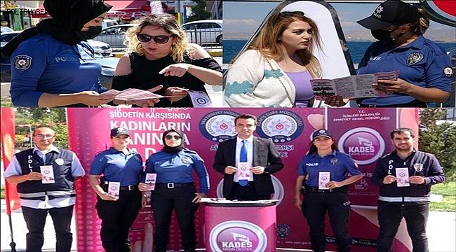 Van polisi kadınlara KADES uygulamasını tanıttı