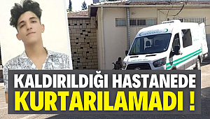 17 yaşındaki genç, motosikletiyle yaptığı kazada hayatını kaybetti