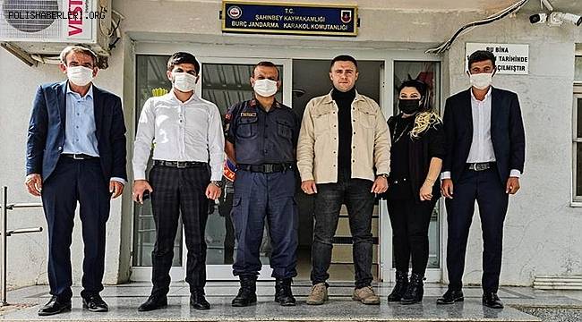 Altunova'dan Burç Jandarma Karakol Komutanı Baysal'a Ziyaret
