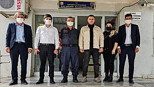 Altunova'dan Burç Jandarma Karakol Komutanı Baysal'a Ziyaret