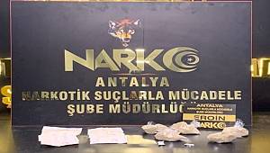 Antalya'da uyuşturucu ticareti yaptığı öne sürülen zanlı tutuklandı
