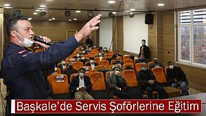 Başkale'de öğrenci servisi sürücülerine eğitim verildi