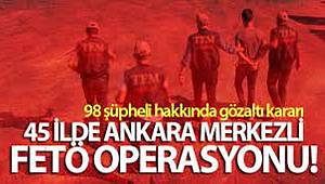 FETÖ'nün Jandarma 'mahrem hizmetler' yapılanmasına 98 gözaltı kararı