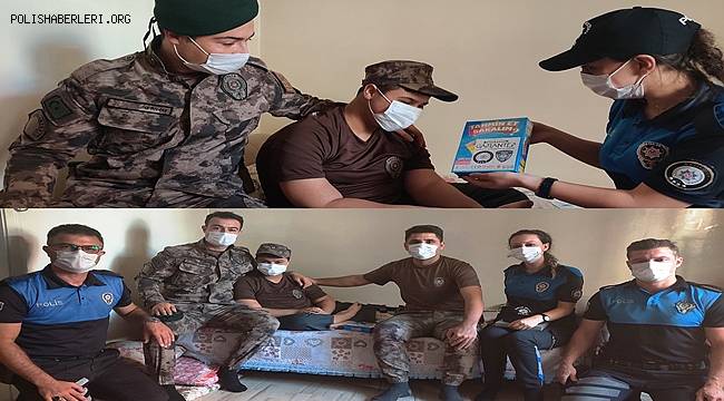 Gaziantep Polisi, Özel Harekat Polisi hayali olan küçük Mehmet'e Polis Üniforması hediye etti
