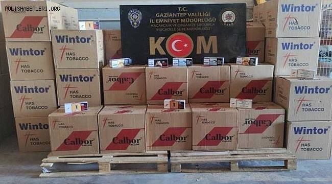 Gaziantep'te 21 milyondan fazla makaron ele geçirildi
