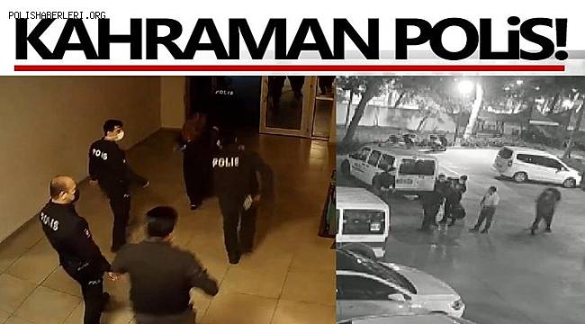 Gaziantep'te boğazına süt kaçan bebeği polis hayata döndürdü