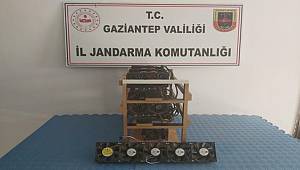 Gaziantep'te kripto para üretimine jandarmadan operasyon