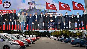 İçişleri Bakanı Süleyman Soylu’nun katılımıyla Kocaeli İl Emniyet Müdürlüğü Araç Teslim Töreni Gerçekleştirildi