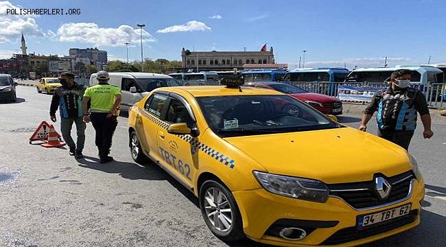 İstanbul'da Sivil trafik polisleri taksicilere yönelik denetim gerçekleştirdi
