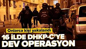 İstanbul merkezli 16 ilde büyük çaplı DHKP-C operasyonu 