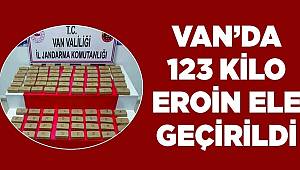 Jandarma ekipleri 20 günde 123 kilo eroin ele geçirdi