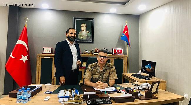 Mardin Bölge Müdürü Polat'tan Jandarma Binbaşı Memiş'e Ziyaret