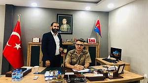 Mardin Bölge Müdürü Polat'tan Jandarma Binbaşı Memiş'e Ziyaret