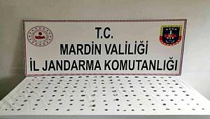 Mardin'de jandarmadan tarihi eser operasyonu