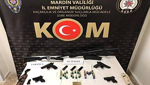 Mardin'de silah kaçakçılığı operasyonunda yakalanan 7 zanlı tutuklandı