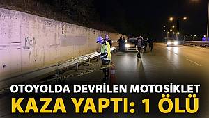 Motosiklet kazasında 1 kişi hayatını kaybetti