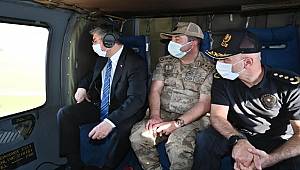 Osmaniye Valisi Yılmaz Helikopterle Trafik Denetimine Katıldı