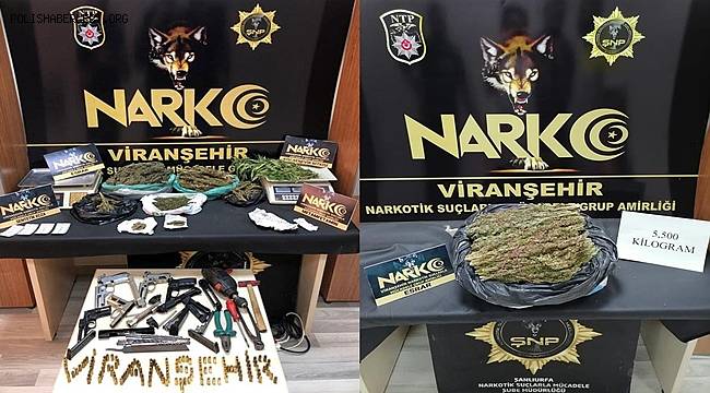 Şanlıurfa'da uyuşturucu operasyonunda 12 tutuklama