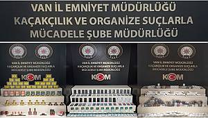 Van'da kaçak cep telefonu, safran, çay ve sigara ele geçirildi
