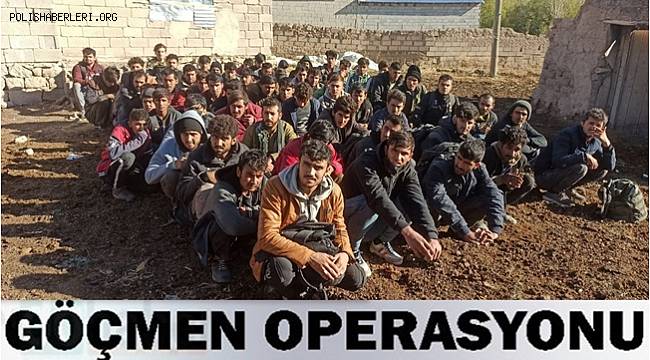 Van'da Kaçak Göçmen Operasyonu