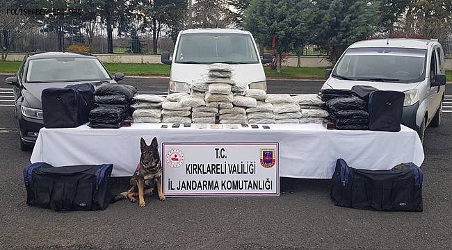 Bulgaristan'dan Türkiye'ye uyuşturucu sevkiyatı yaptıkları iddia edilen 3 şüpheli tutuklandı 