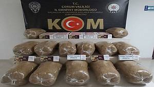Çorum’da kaçak makaron operasyonu 