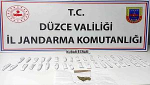 Düzce'de jandarma ekipleri uyuşturucuya geçit vermiyor